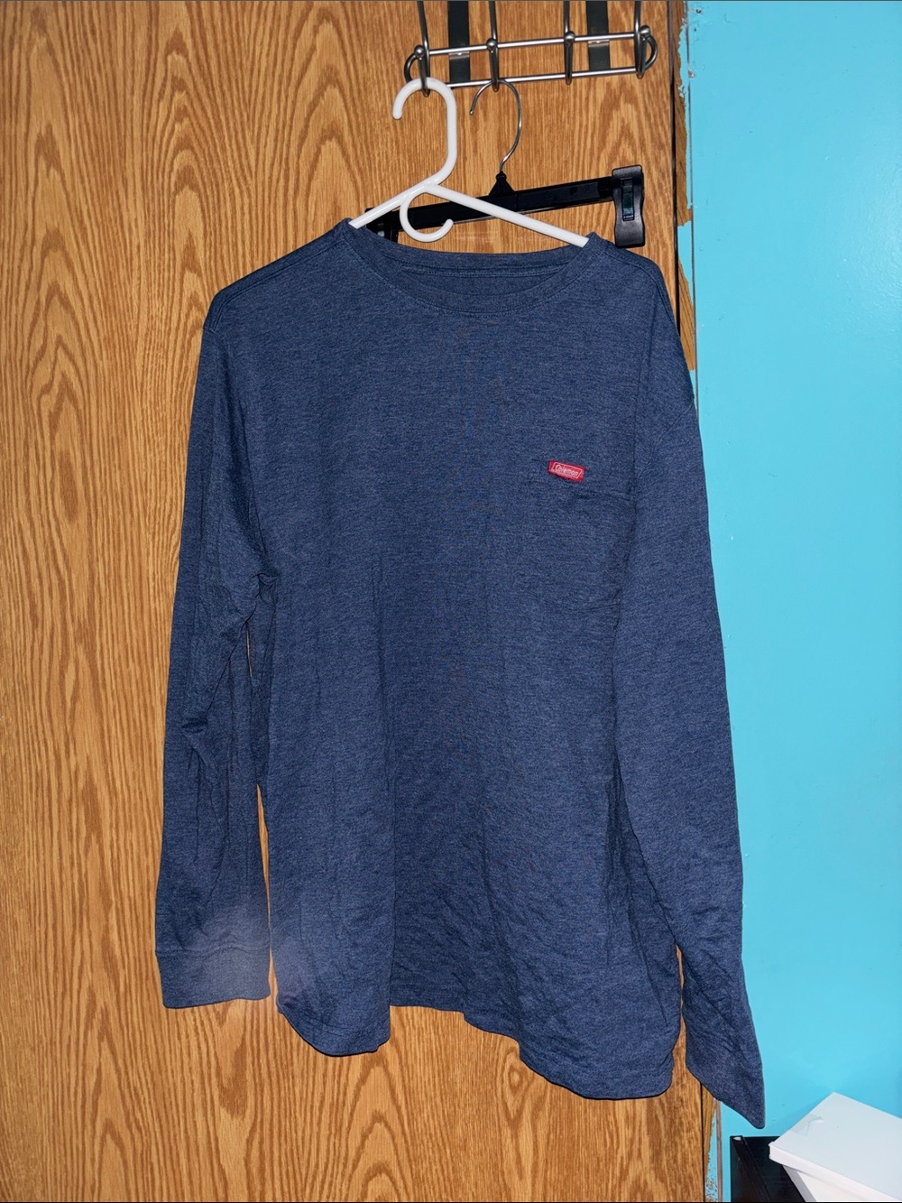 Coleman Men's Long Sleeve Crewneck Shirt - Navy